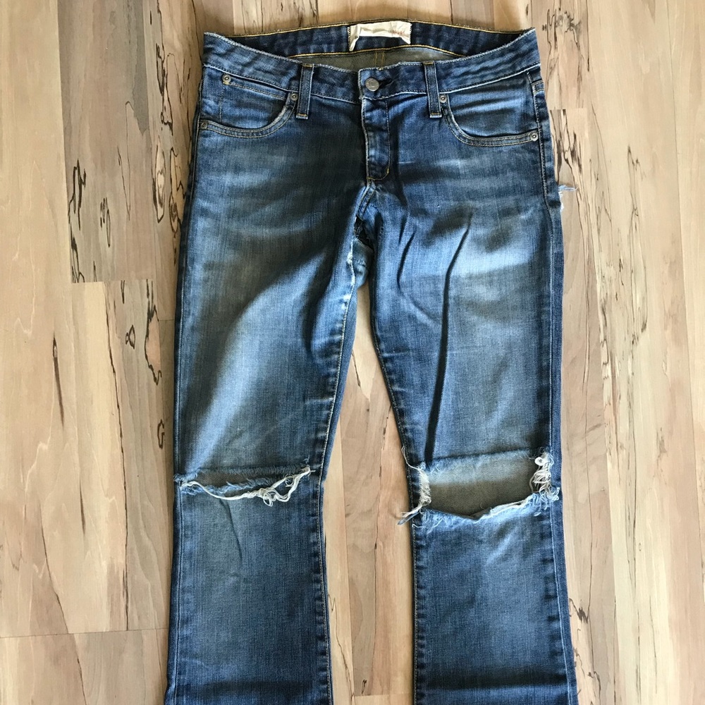 Paper Denim & Cloth distresses vintage jeans 26